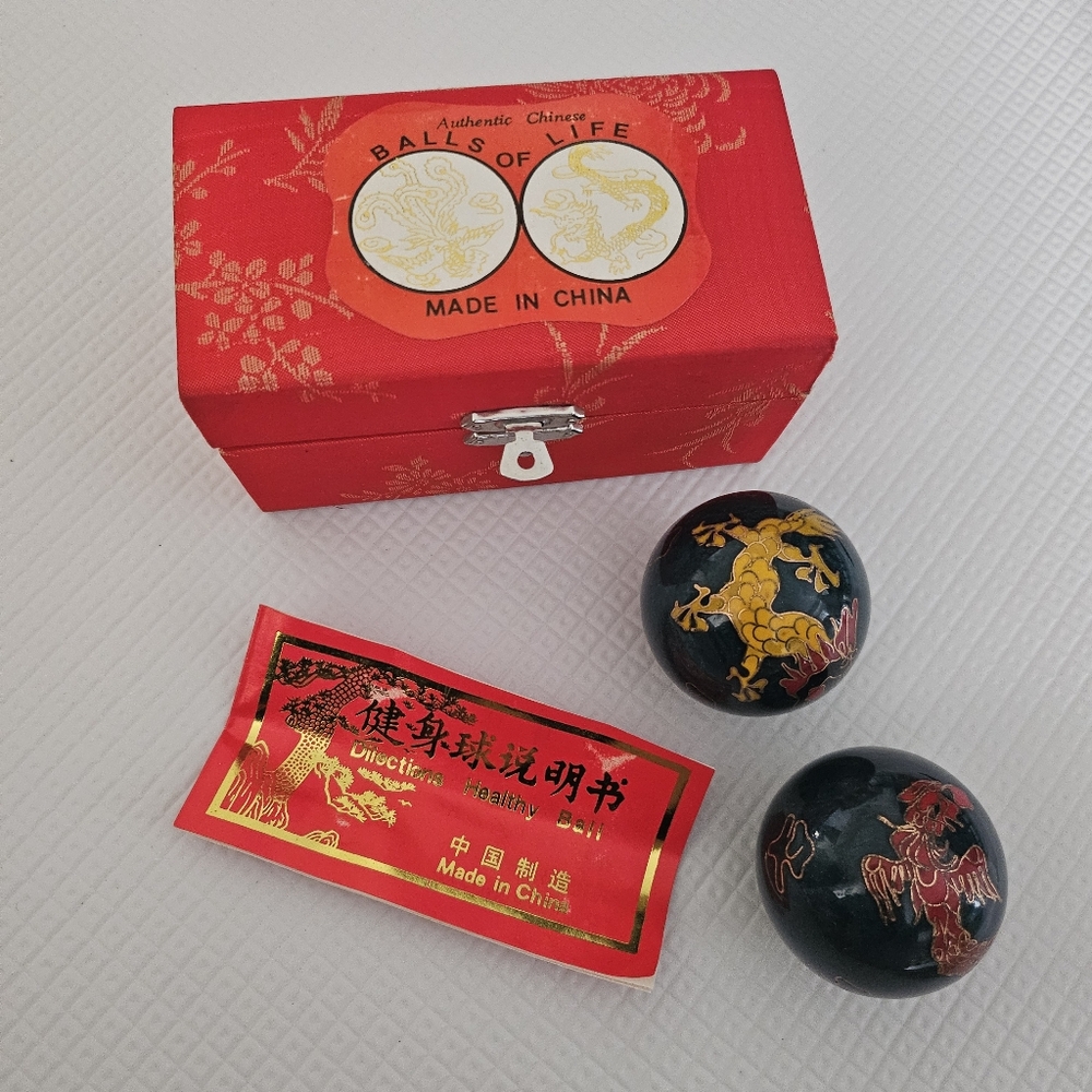 Chinese Baoding Balls with Red Box